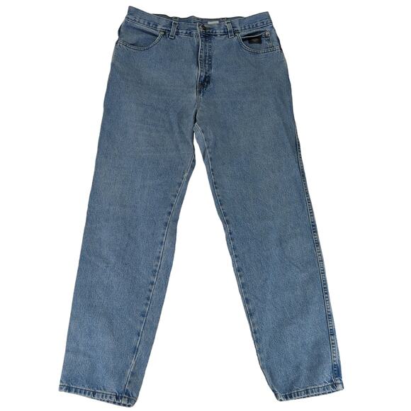 Vintage Harley-Davidson Straight Leg Jeans Classic Fit Women's Size 16 High Rise - Picture 1 of 7